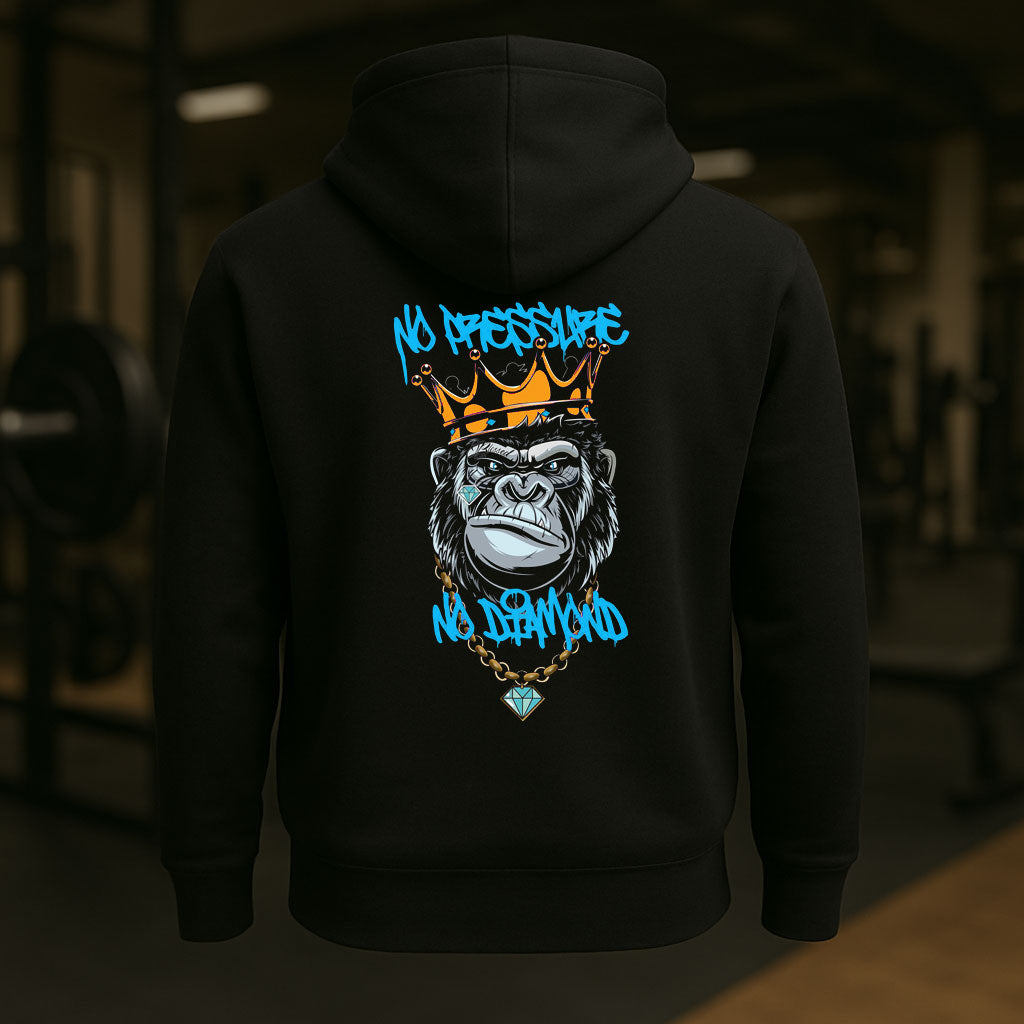 Signature Double Print Hoodie - Freeze Blue