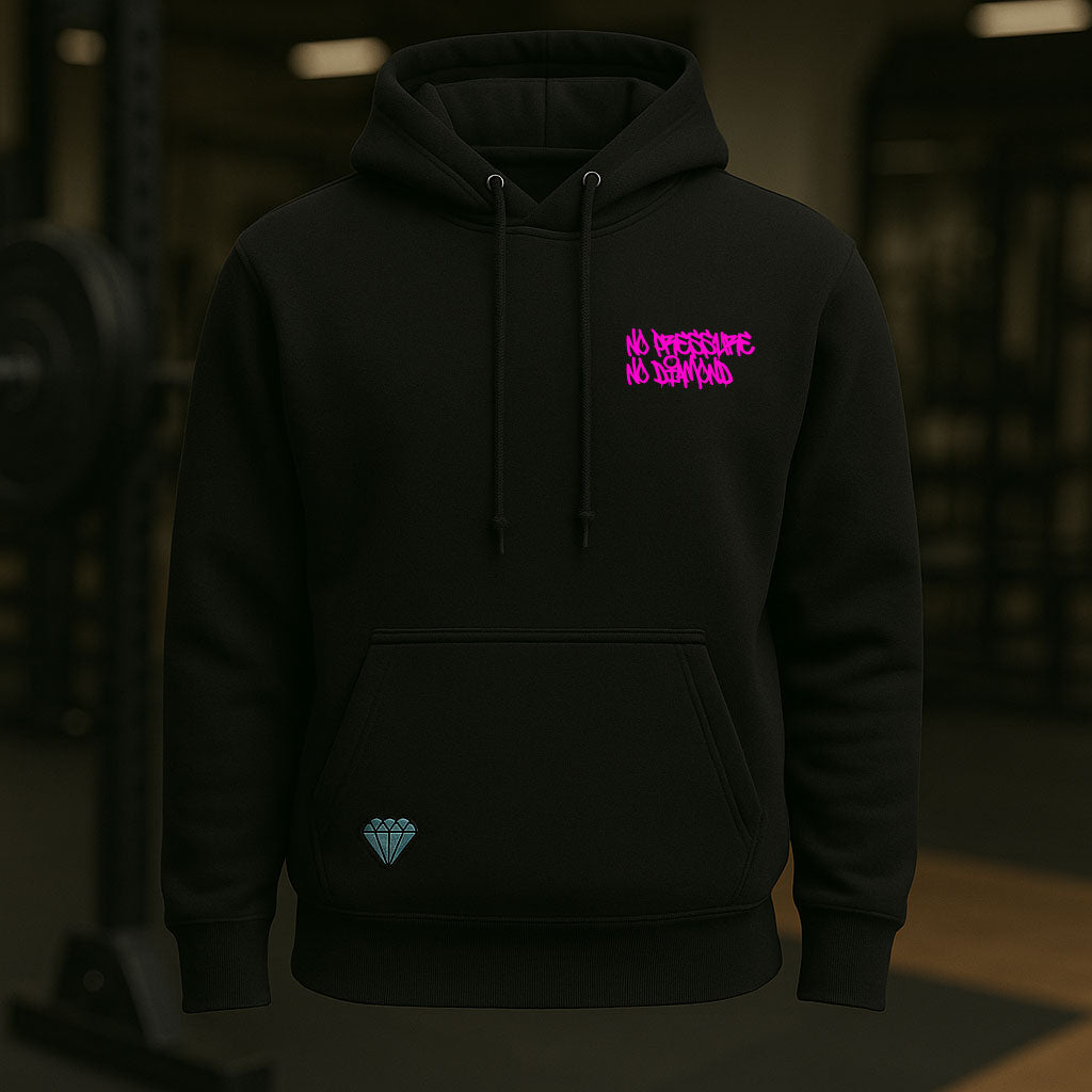 Signature Double Print Hoodie - Hot Pink