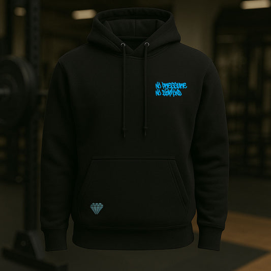 Signature Double Print Hoodie - Freeze Blue